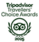Gagnant du prix Tripadvisor Travellers' Choice 2025