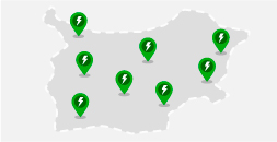 Plan des bornes de recharge